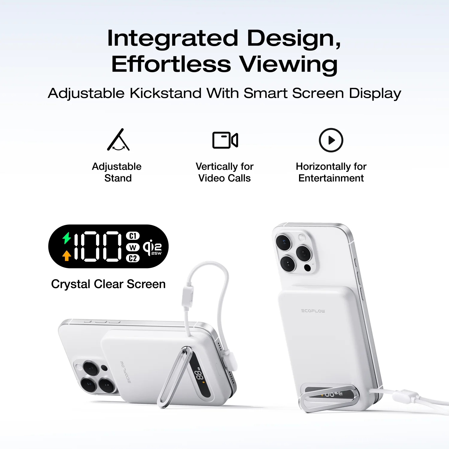 EcoFlow RAPID Mag Qi2.2 Magnetic Power Bank (10,000mAh, 25W, Built-in USB-C Cable) - Image 14