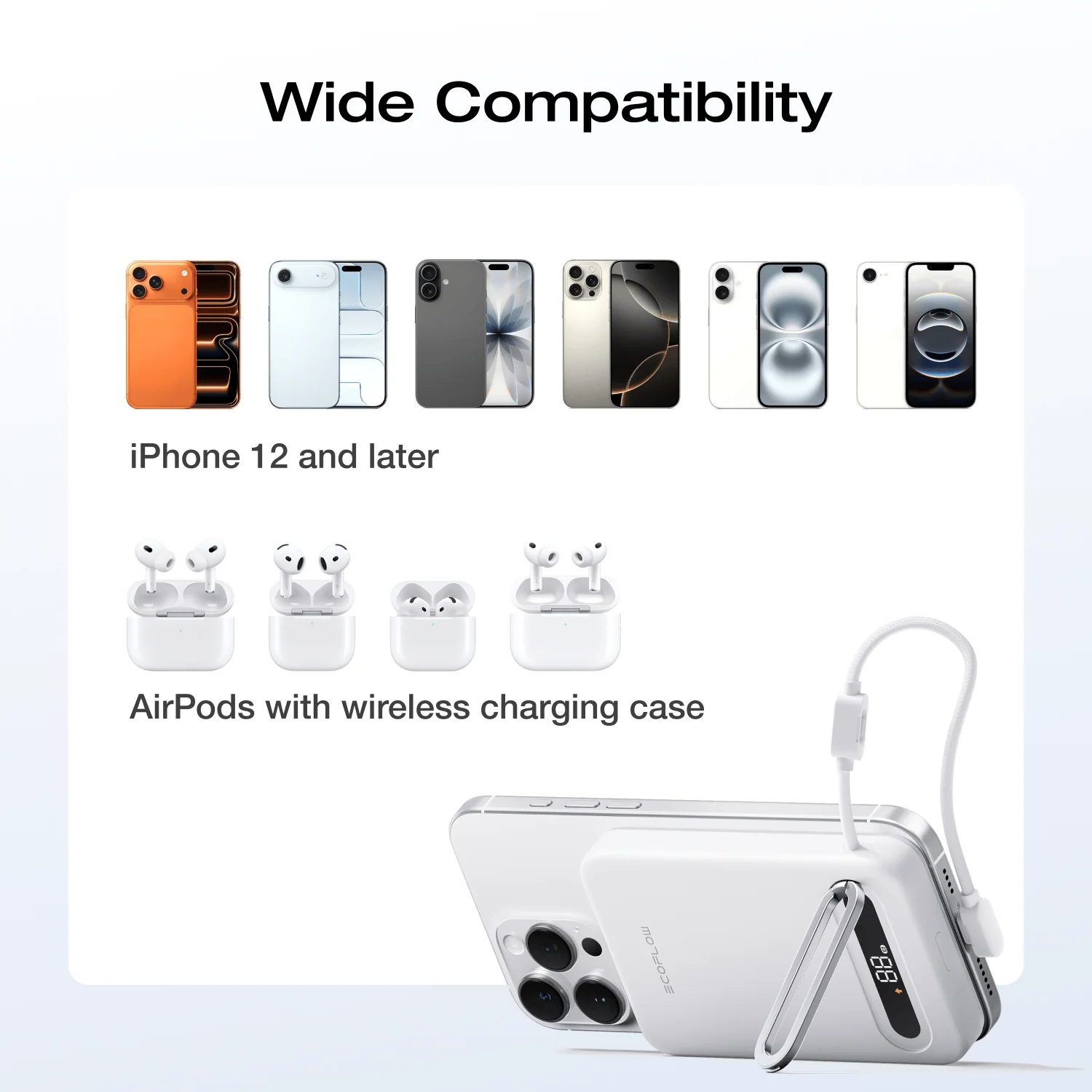 EcoFlow RAPID Mag Qi2.2 Magnetic Power Bank (10,000mAh, 25W, Built-in USB-C Cable) - Image 16