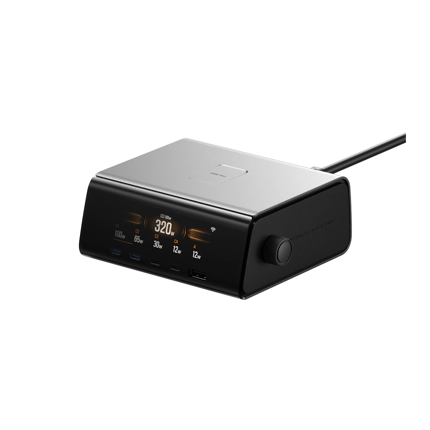 EcoFlow RAPID Pro Desktop Charger (320W, 5 Ports, GaN) - Image 4