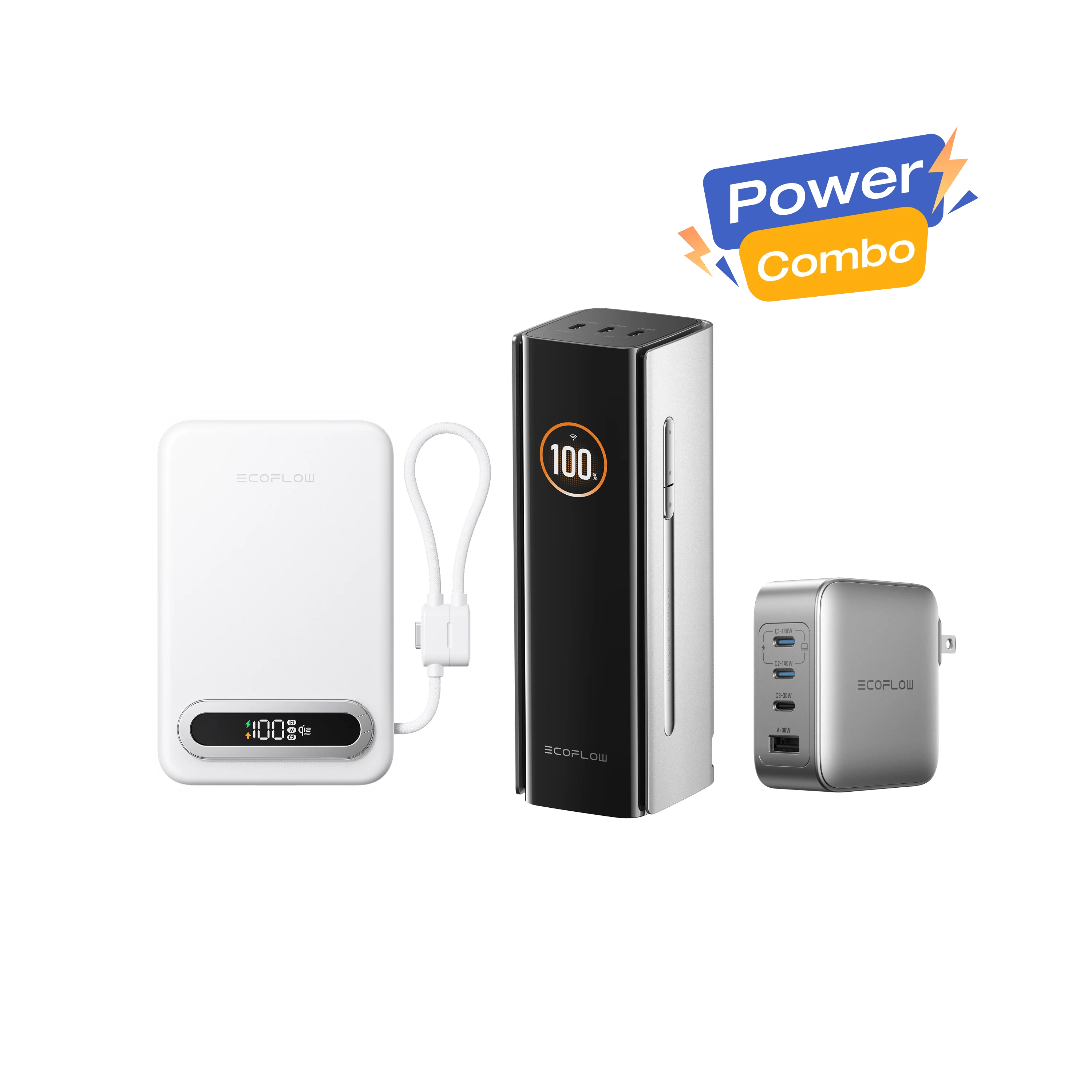EcoFlow RAPID Pro Power Bank + RAPID Mag Qi2.2 Power Bank + 140W Charger - Image 4