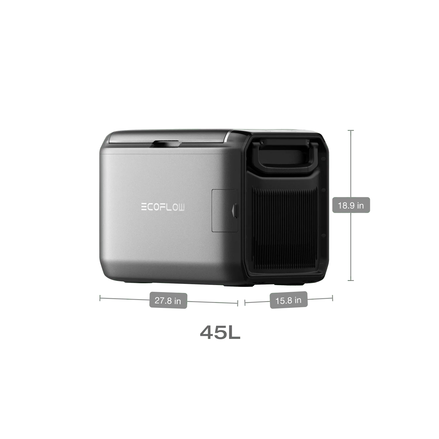 GLACIER Classic Portable Fridge Freezer + 500W Alternator Charger - Image 3