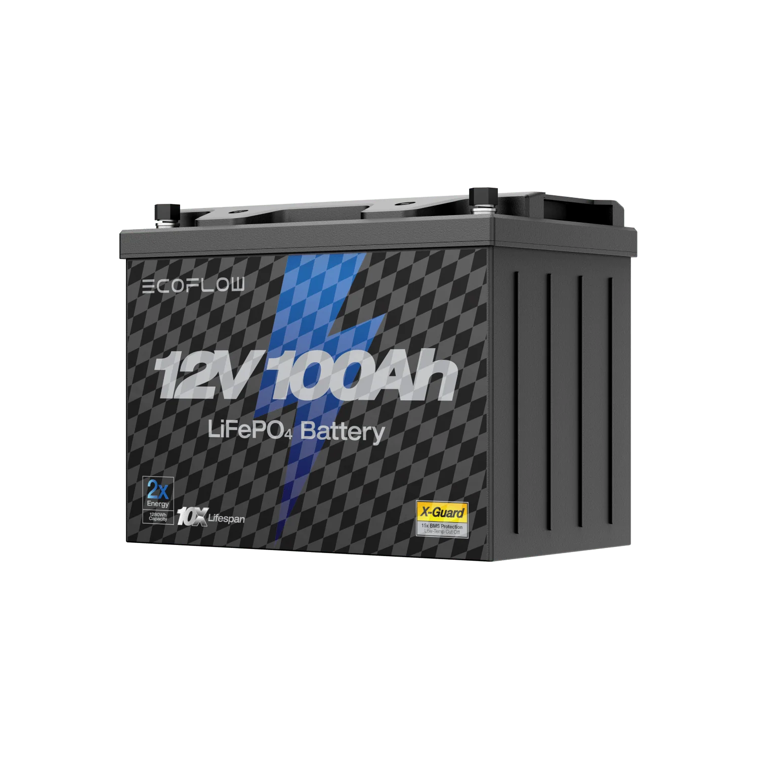 EcoFlow Lithium 12V 100Ah Deep Cycle LiFePO4 Battery - Image 3